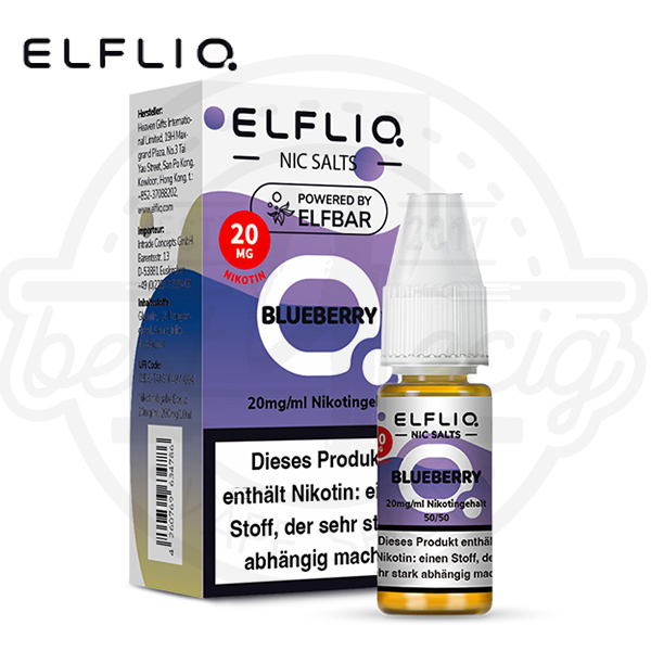Elfbar Elfliq NicSalt Blueberry 10ml