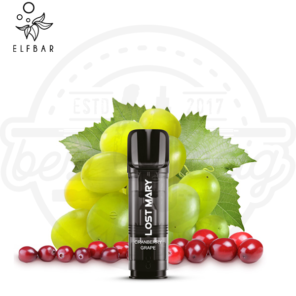 elfbar_tappo_pod_cranberry_grape_best4ecig Elfbar Lost Mary Tappo Pod Cranberry Grape NicSalt 2x 2ml