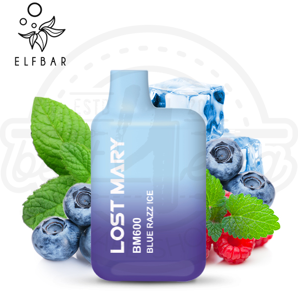 elfbar_lost_mary_blue_razz_ice_600x600_best4ecig Lost Mary BM600 Einweg Vape - Blue Razz Ice