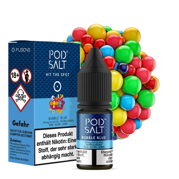 pod-salt-fusion-bubble-blue-liquid Pod Salt Fusion NicSalt Bubble Blue 10ml