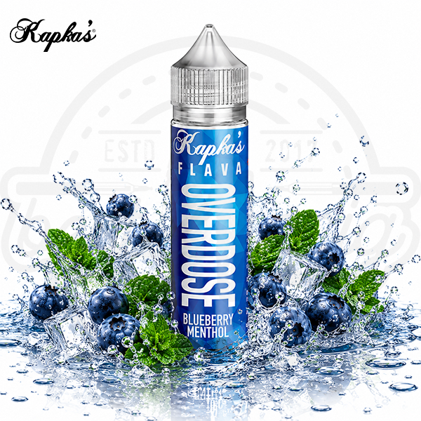 Kapka’s Flava Aroma Overdosed Blueberry Menthol 10ml