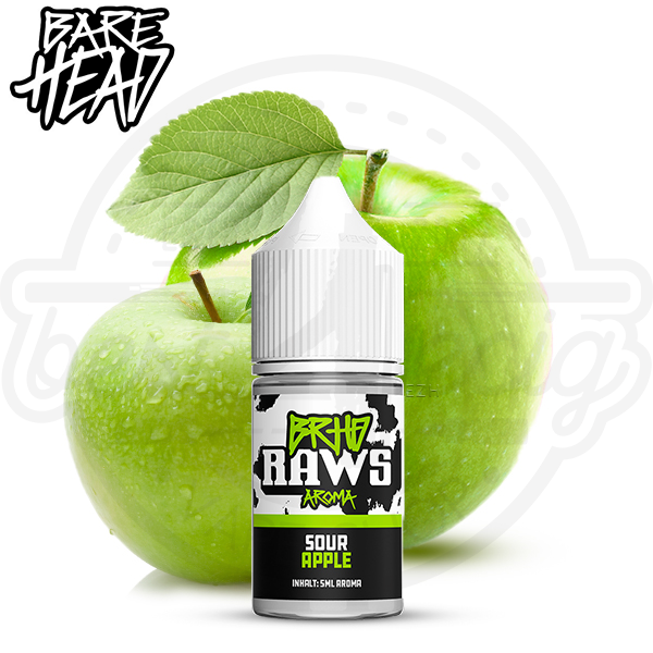 barehead_aroma_sour_apple_600x600_best4ecig Barehead Raws Aroma Sour Apple 5ml