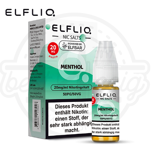 Elfbar Elfliq NicSalt Menthol 10ml