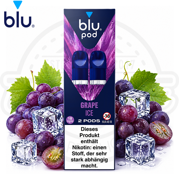 blu Pod Grape Ice 18mg