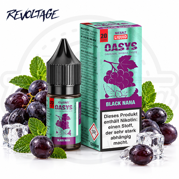 Revoltage Oasys Nicsalt Black Nana 10ml