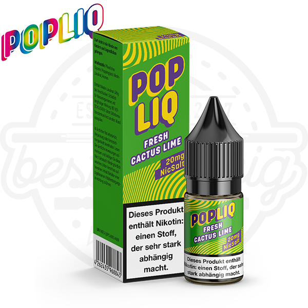 POPLIQ Nicsalt Fresh Cactus Lime 10ml