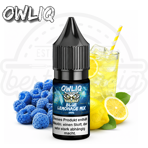 OWLIQ NicSalt Blue Lemonade Mix Liquid 10ml
