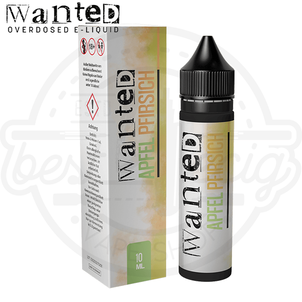Wanted Aroma Apfel Pfirsich 10ml