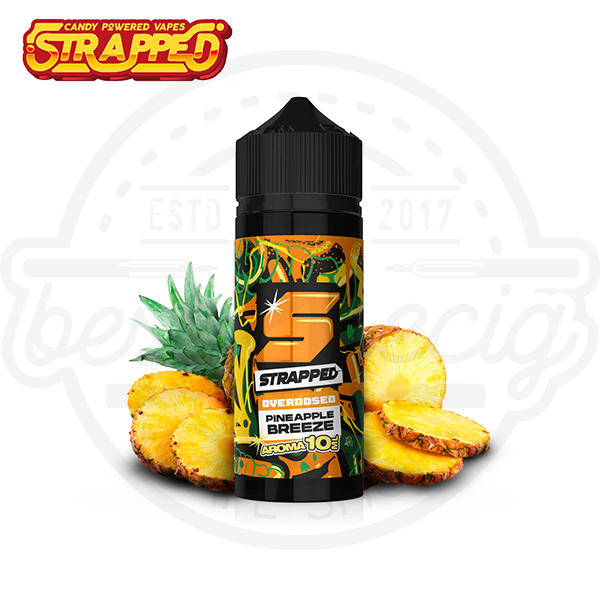 strapped_overdosed_aroma_600x600_pineapple_breeze_best4ecig Strapped Overdosed Aroma Pineapple Breeze 10ml
