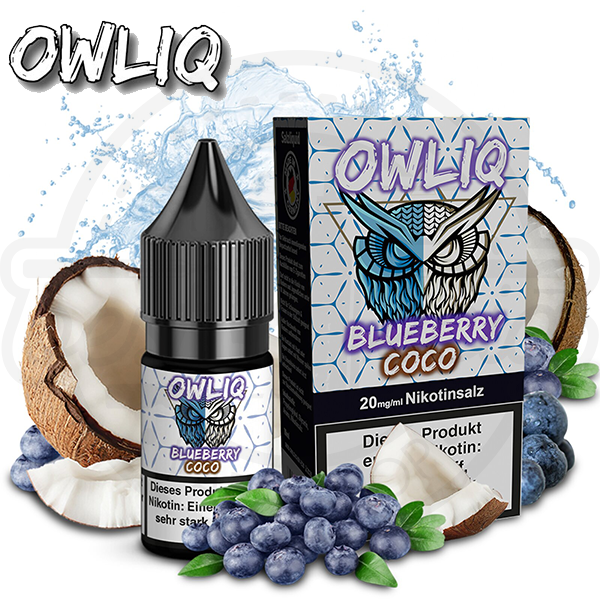 OWLIQ NicSalt Blueberry Coco 10ml