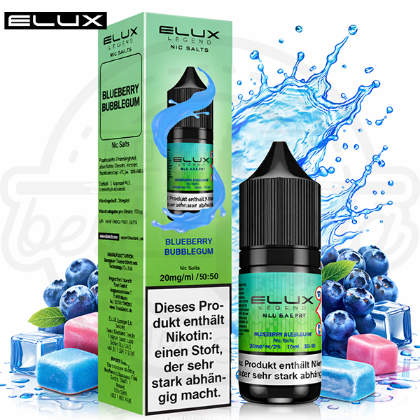 Elux Legend NicSalt Blueberry Bubblegum 10ml