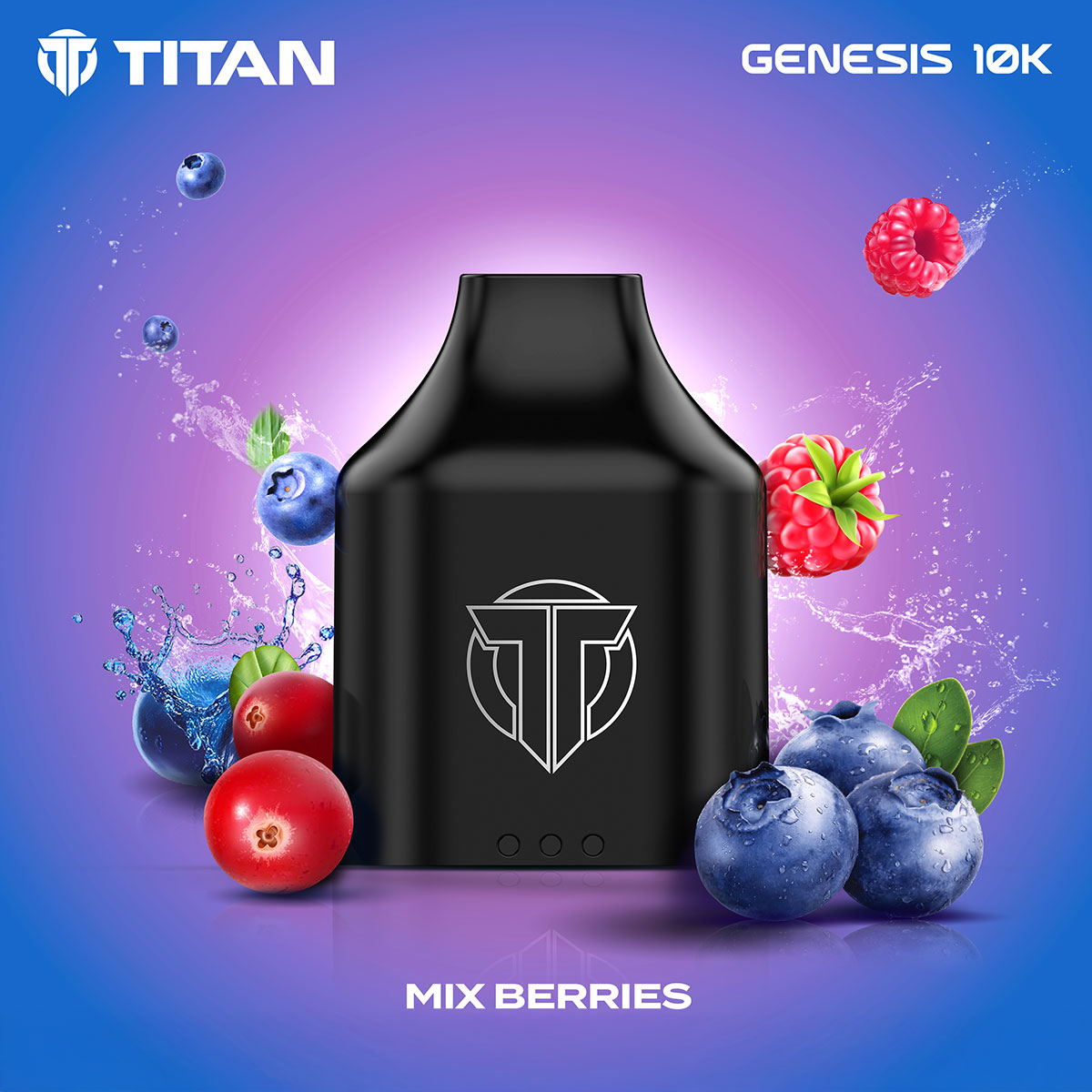 Titan Genesis 10K Prefilled Pod Mix Berries 10ml