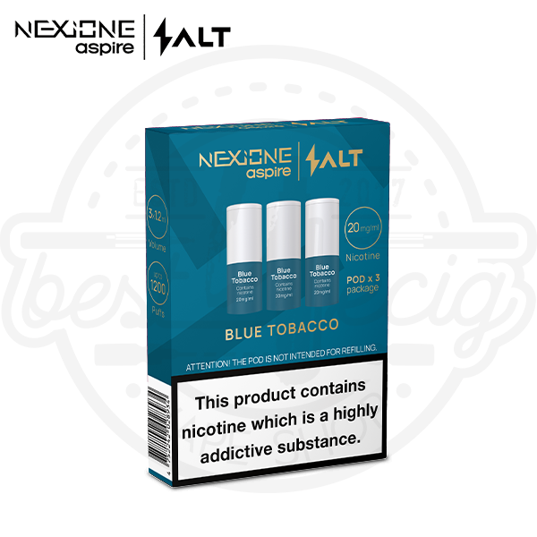 salt_aspire_nexione_pod_blue_tobacco_600x600_best4ecig Salt NexiOne Pod Blue Tobacco 3x 1,4ml