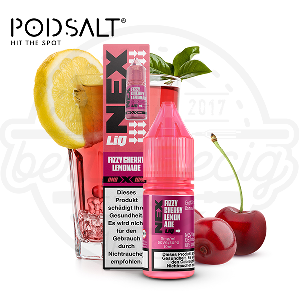 Pod Salt NexLiq NicSalt Fizzy Cherry Lemonade 10ml