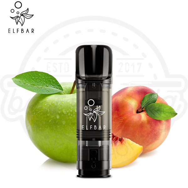 elfbar_elfa_cp_pod_apple_peach_best4ecig Elfbar ELFA CP Pod Apple Peach NicSalt 2x 2ml
