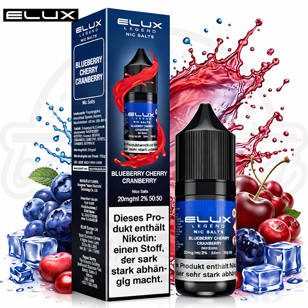 Elux Legend NicSalt Blueberry Cherry Cranberry 10ml