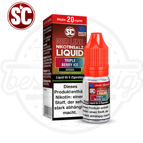SC Red Line NicSalt Triple Berry Ice 10ml SC Red Line NicSalt Triple Berry Ice 10ml