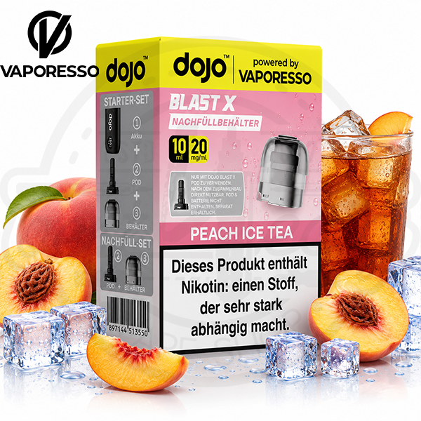 Vaporesso Dojo Blast X Pod Peach Ice Tea 10ml
