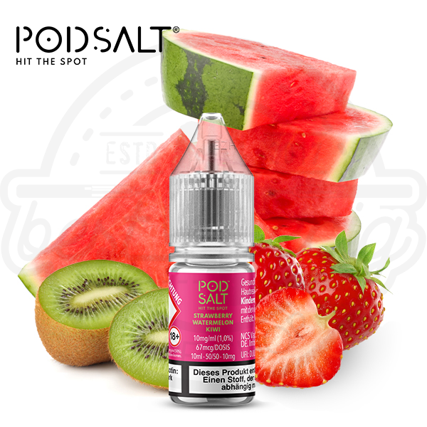 pod_salt_xtra_strawberry_watermelon_kiwi_600x600_best4ecig Pod Salt XTRA NicSalt Strawberry Watermelon Kiwi 10ml