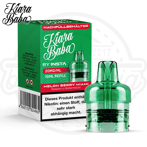 Kiara Baba 10k Refill Container Melon Berry Miami 10ml