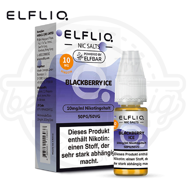 Elfbar Elfliq NicSalt Blackberry Ice 10ml