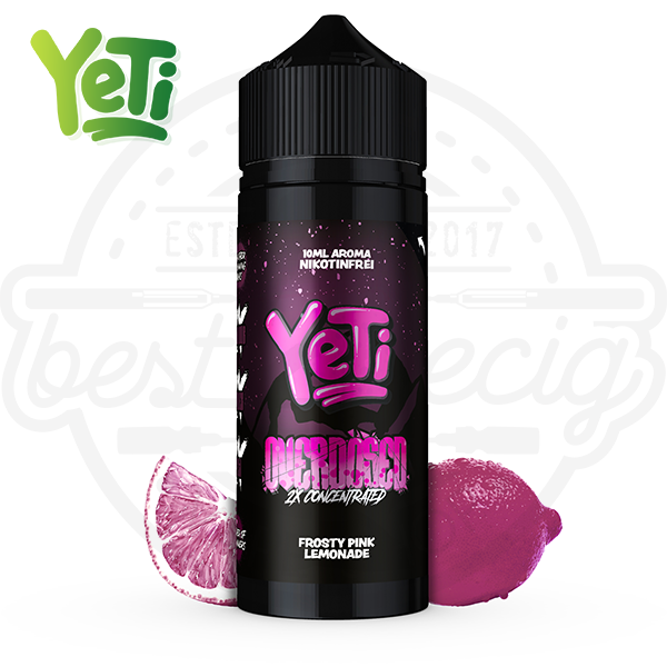 yeti_aroma_overdosed_frosty_pink_lemonade_600x600_best4ecig Yeti Overdosed Aroma Frosty Pink Lemonade 10ml