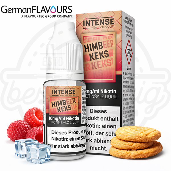 Intense NicSalt Himbeer Keks 10ml