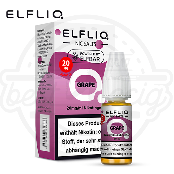 Elfbar Elfliq NicSalt Grape 10ml