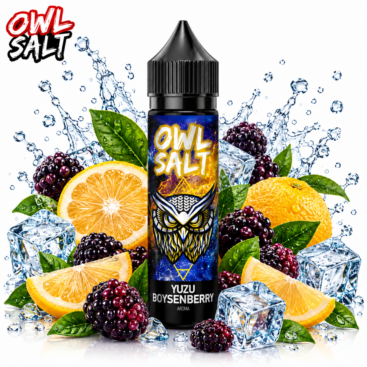 OWL Salt Aroma Overdosed Yuzu Boysenberry 10ml