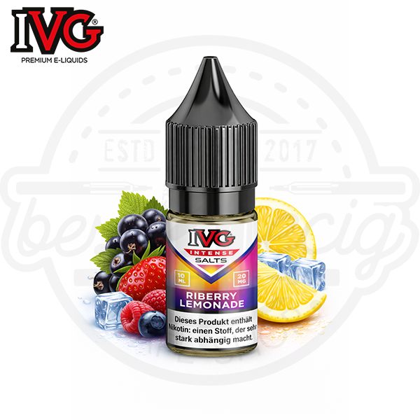 IVG Intense NicSalt Riberry Lemonade 10ml