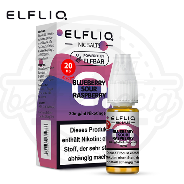 Elfbar Elfliq NicSalt Blueberry Sour Raspberry 10ml