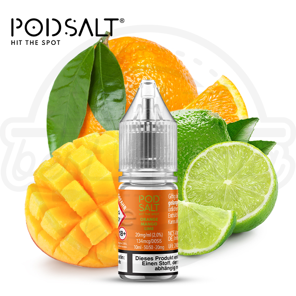 pod_salt_xtra_orange_mango_lime_600x600_best4ecig Pod Salt XTRA NicSalt Orange Mango Lime 10ml