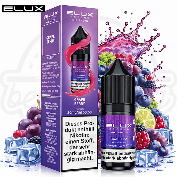 Elux Legend NicSalt Grape Berry 10ml