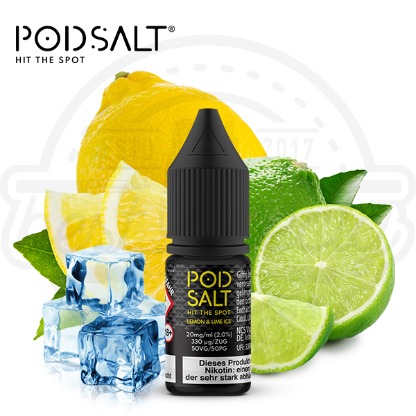 pod_salt_lemon_lime_ice_600x600_best4ecig Pod Salt CORE NicSalt Lemon&Lime Ice 10ml