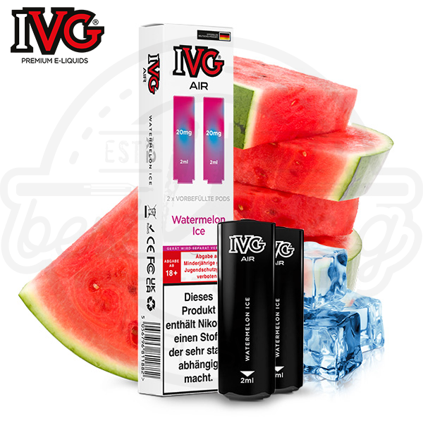 IVG Air 2in1 Pods Watermelon Ice NicSalt 2x 2ml