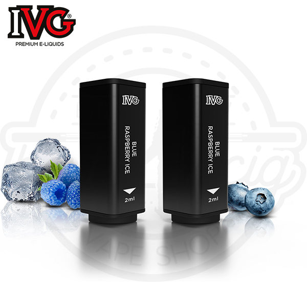 IVG 2400 Pods Blue Raspberry Ice NicSalt 2x 2ml
