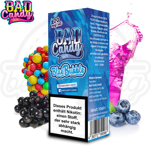 Bad Candy NicSalt Blue Bubble 10ml