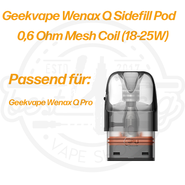 Geekvape Q Pod Sidefill 3ml
