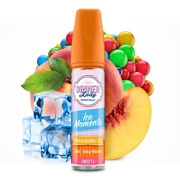 Dinner Lady Moments Aroma Peach Bubble Ice 20ml