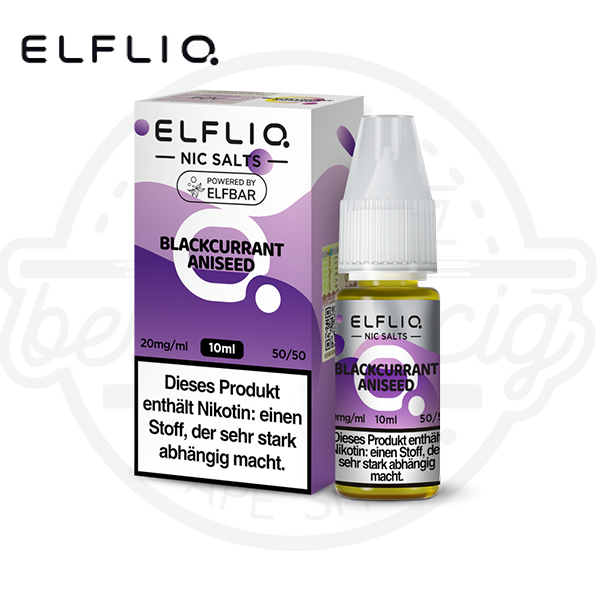 Elfbar Elfliq NicSalt Blackcurrant Aniseed 10ml