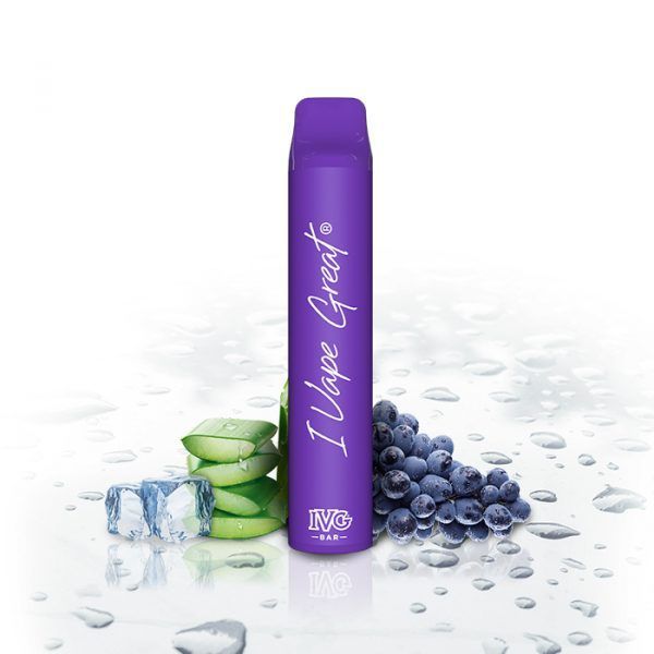 IVG Bar Einweg Vape Pen - Aloe Grape Ice Nikotinsalz 20mg