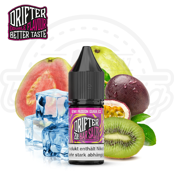 Drifter NicSalt Kiwi Passionfruit Guava Ice 10ml