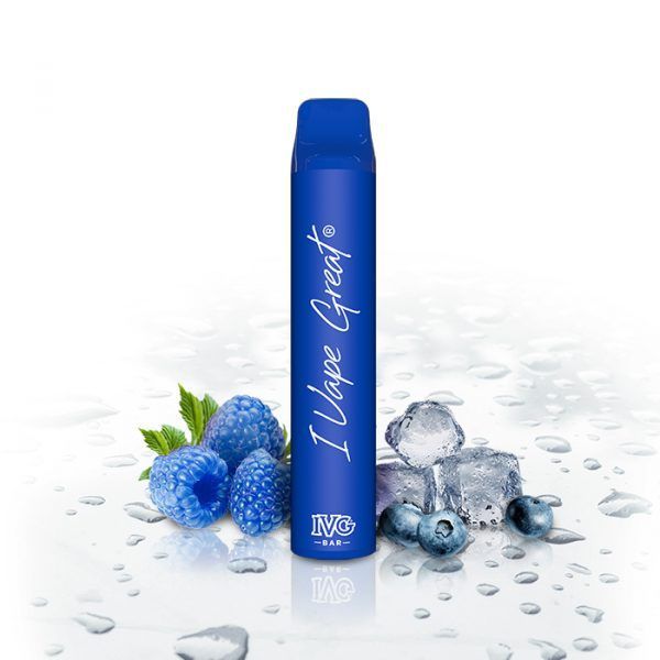 IVG Bar Einweg Vape Pen - Blue Raspberry Ice Nikotinsalz 20mg