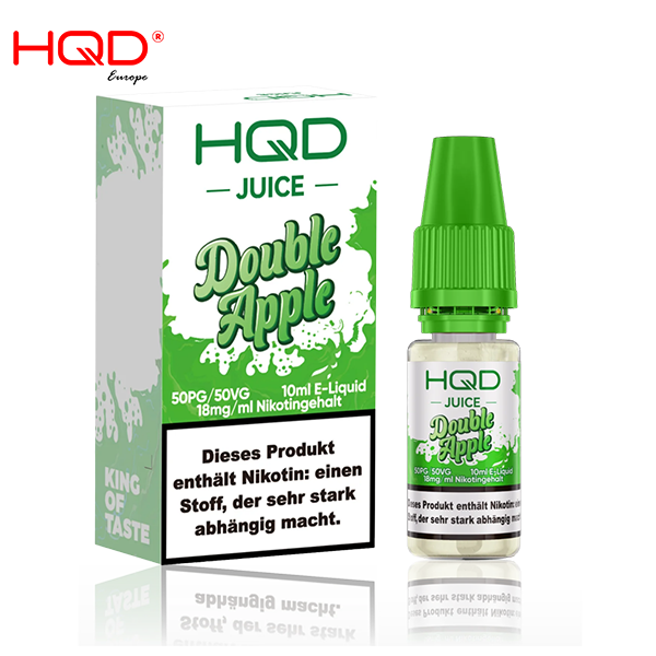 HQD Juice NicSalt Double Apple 10ml 18mg