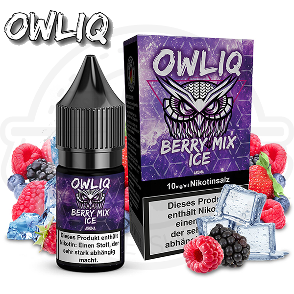 OWLIQ NicSalt Berry Mix Ice 10ml