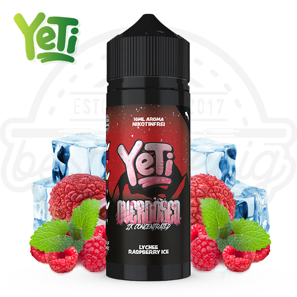 Yeti Overdosed Aroma Lychee Raspberry Ice 10ml