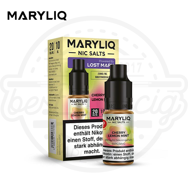 Maryliq NicSalt Cherry Lemon Mint 10ml