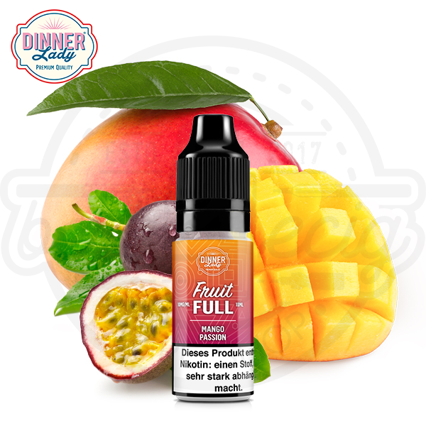 Dinner Lady Fruit Full NicSalt Mango Passion 10ml