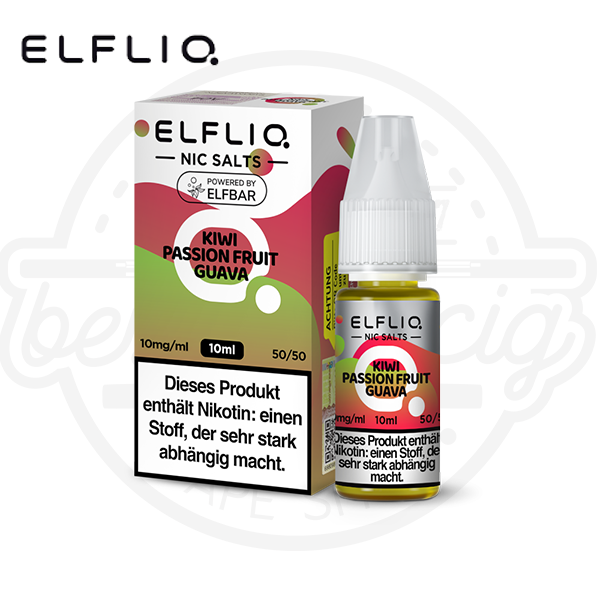 Elfbar Elfliq NicSalt Kiwi Passion Fruit Guava 10ml