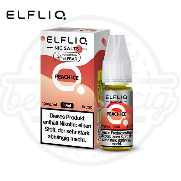 Elfbar Elfliq NicSalt Peach Ice 10ml